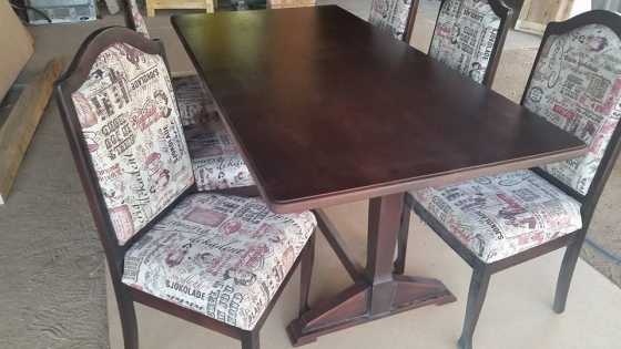 Fully restored table and chairs