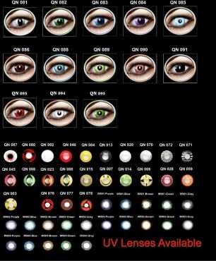 Funky contact lenses and uv 1year wear made in korea