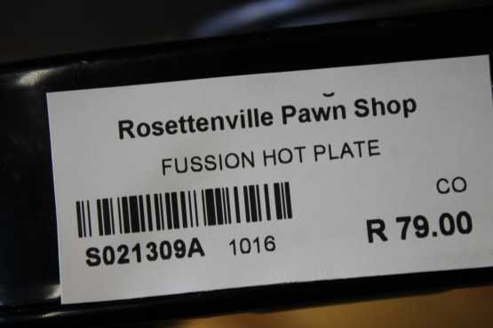 Fussion Hot Plate S021309A Rosettenvillepawnshop