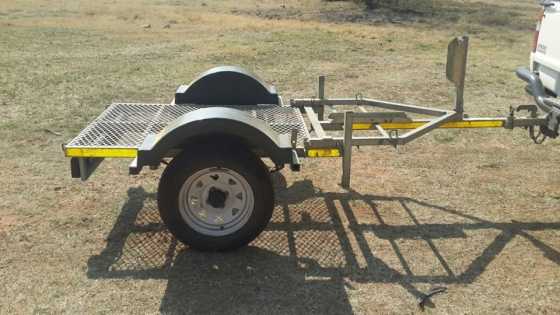 galvanised bike trailer te koop