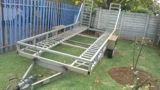 Galvanized car trailer for sale