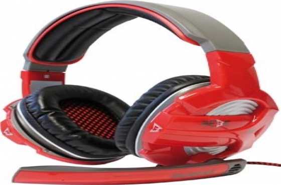Gamdias Hebe GHS2300-RD Simulated 7.1 Channel Surround Sound Professional Gaming Headset