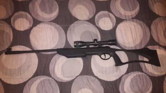 Gamo pellet met  puma scope op