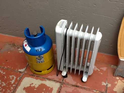 Gas cylinder and oil heater