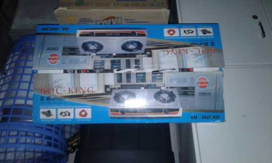 Gas stove 2 plate brand new in box never been used.
