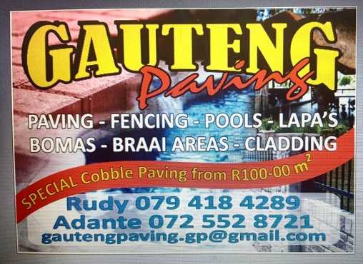 Gauteng Paving Special