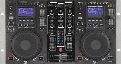 Gemini DJ Twin cd Deck amp Equilizer