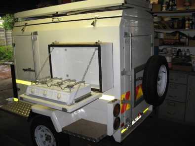 General purpose trailer suitable for camping