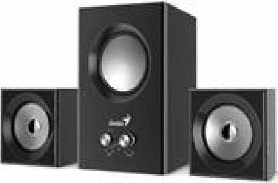 Genius SW2.1 375 Desktop 2.1 Speakers - 12W RMS