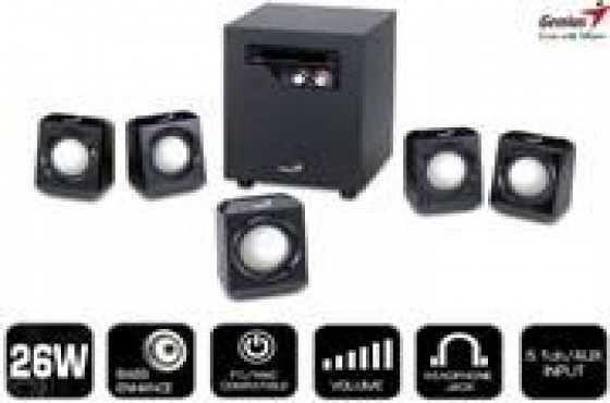 Genius SW5.1 1020 Desktop 5.1 Speakers