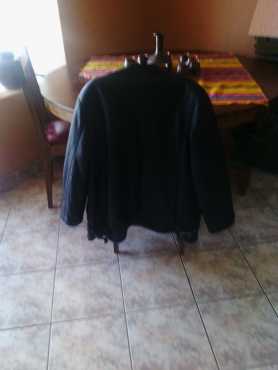 Gents black leather Jacket