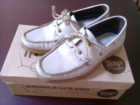 Gents genuine Tsonga leather shoes inas new condition.