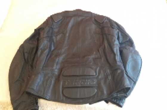 Genuine leather bikers jacket