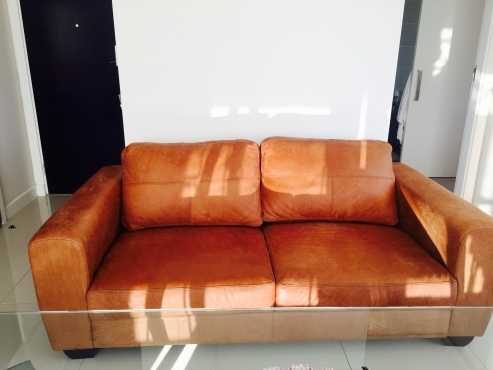 Genuine Leather Couch