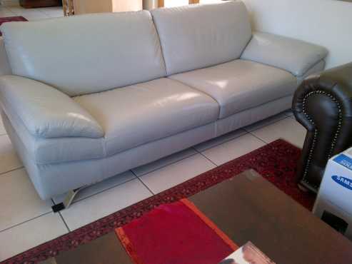 genuine leather couch