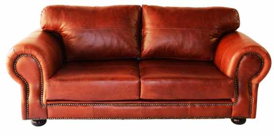 Genuine leather couch