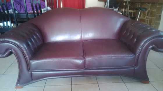 Genuine leather couches