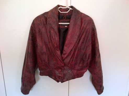 Genuine leather jacket 32 and mink coat SM