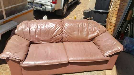 genuine leather lounge suite