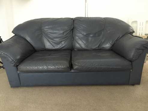 Genuine leather lounge suite