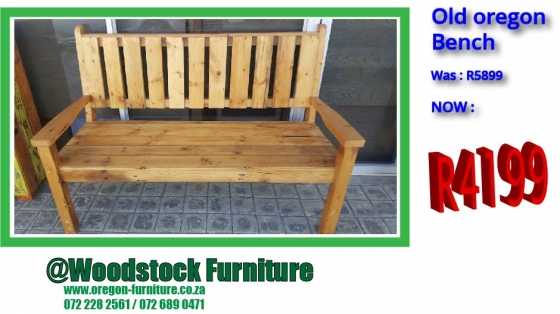 Genuine oldOregon garden bench