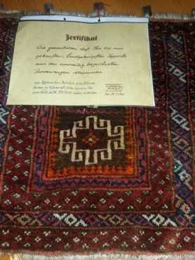 Genuine Persian Rug with Certiticate