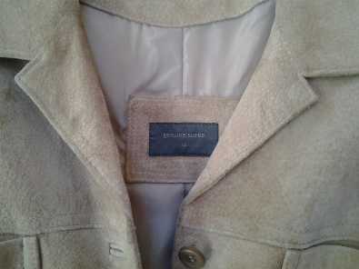 GENUINE SUEDE  THREE QUARTER LENGTH JACKET