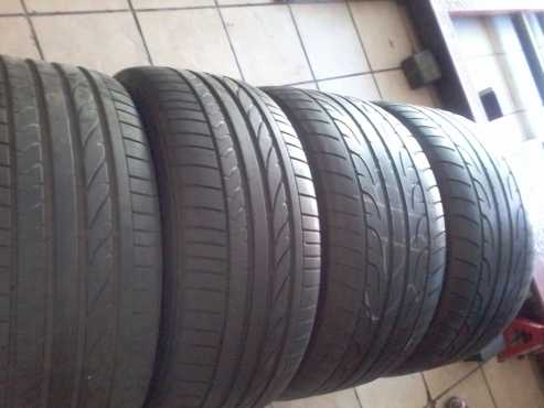 Get 20039039 runflats tyres for x5 BMW in excellent condition.