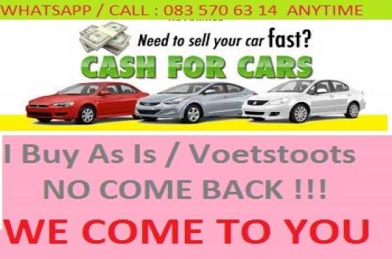 Get CASH for your unwanted car or bakkie