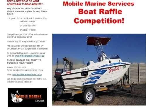 Get your COF Certificate at Mobile Marine Services and get a FREE entry into our Raffle Competition