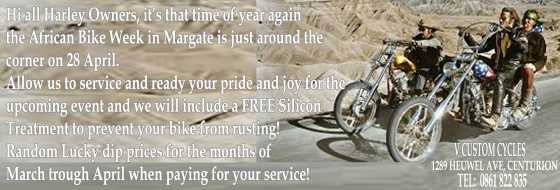 Get Your Harley Serviced Now Before African Bike Week