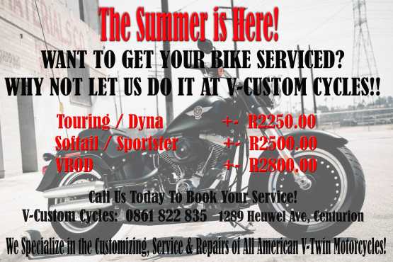 Get Your Harley Serviced Today