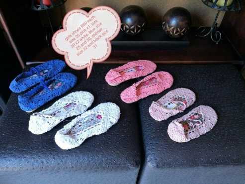 Girls crochet shoes (Children shoes)