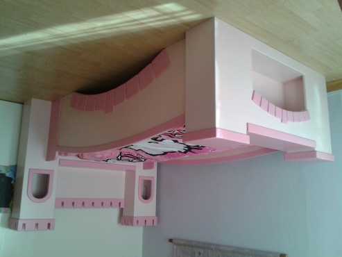 Girls Princess Castle Bed