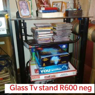 glass table for tv or just use