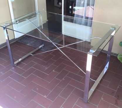 Glass Top Diningroom Table