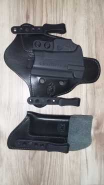 GLOCK COMP-TAC MINOTAUR MTAC GUN HOLSTER AND SPARE MAG HOLSTER FOR SALE