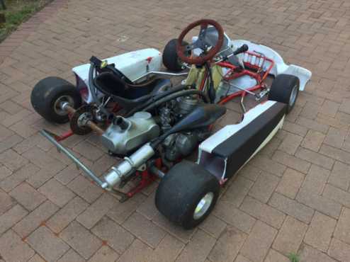 Go Kart - 125cc Suzuki two-stroke 6 speed Sequential