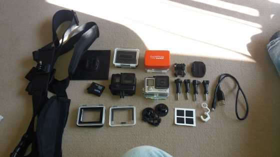 go pro hero 4  extras