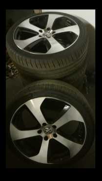 Golf 7 Original 18quot mags with Michelin tyres for sale