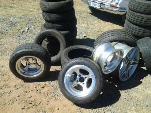 golf cart or car trailer rims and tyres