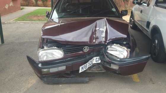 Golf gti involved in an accident but engine and gear box OK.