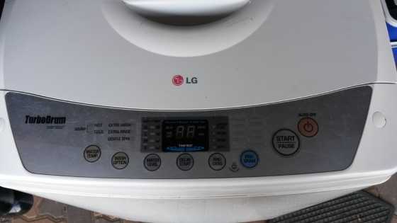 Good condition LG toploader washing machine