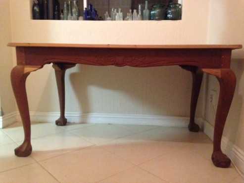 Gorgeous antique ball amp claw table