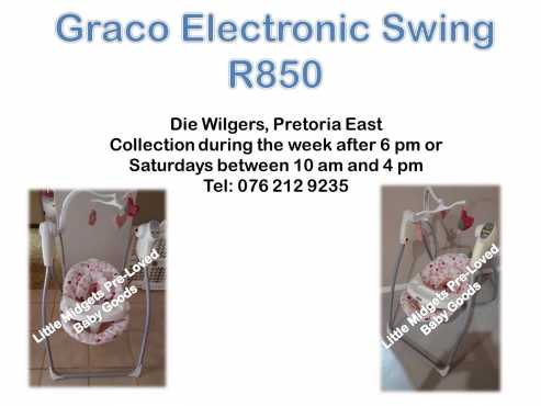 Graco Electronic Swing - Please whats app during office hours