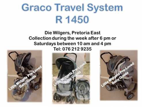 Graco Grey Travel System - Please whats app during office hours