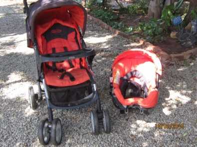 Graco pram and car seat amp vibrating rocking chair