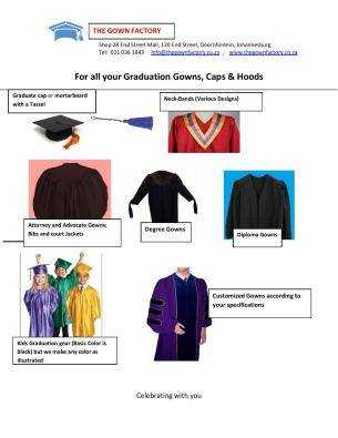 Graduation gowns