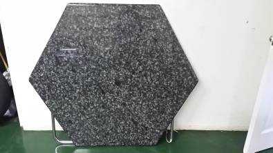 Granite table top - hexagonal