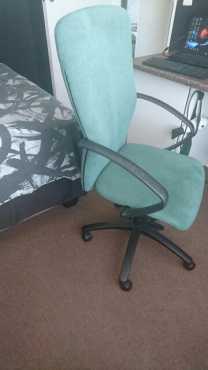 Green high back  office chair